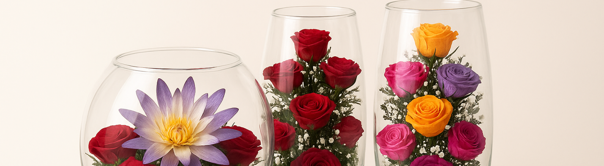 Hoa khô thủy tinh – Món quà lưu giữ Vẻ đẹp vĩnh cửu